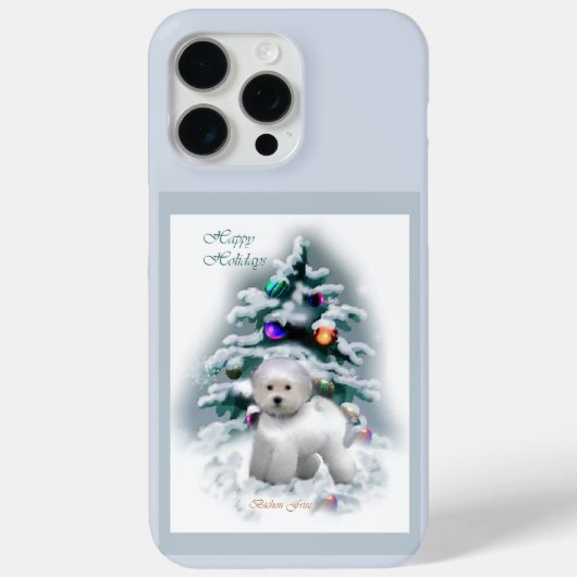 Bichon Frise Weihnachtsfeiertagen Case-Mate iPhone Hülle (Rückseite)