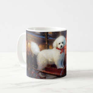 Bichon Frise Weihnachtsfestliche Zeit Kaffeetasse