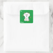 Bichon Frise Weihnachtsgeschenke Stickers (Tasche)