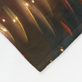 Bichon Frise Weihnachtsreise Fleecedecke (Ecke)