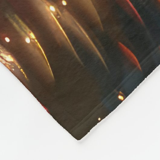 Bichon Frise Weihnachtsreise Fleecedecke (Ecke)