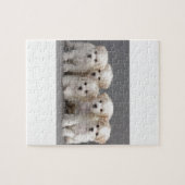 Bichon Frisé Welpen Puzzle (Horizontal)