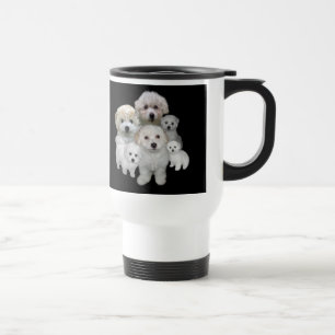 Bichon Frise Welpen-Reise-Tasse Reisebecher