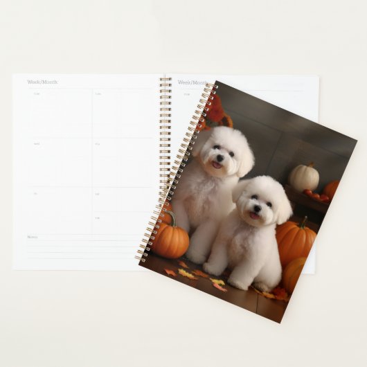 Bichon Frise Welppy Autumn Delight Pumpkin Planer (Anzeige)