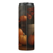 Bichon Frise Welppy Autumn Delight Pumpkin Thermosbecher (Rückseite)