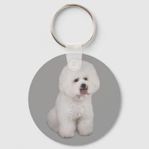 Bichon Frise wertvoller Schlüsselanhänger