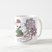 Bichon Frise Winter Kaffeetasse (VorderseiteRechts)