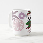 Bichon Frise Winter Kaffeetasse (Vorderseite Links)