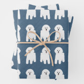 Bichon Frise Wrapping Paper Sheets Geschenkpapier Set (Beispiel)