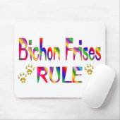 Bichon Frises Regel Mousepad (Mit Mouse)