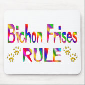 Bichon Frises Regel Mousepad (Vorne)