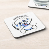 Bichon gibt alles über mich heraus untersetzer (Linke Seite)