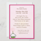 Bichon Girl Off Leash Art™ Einladung (Rückseite)