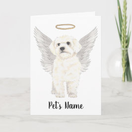 Bichon Havanese Maltesisches Beileid Memorial Karte