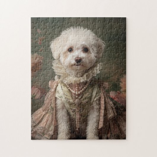 Bichon-Hund Puzzle (Vertikal)