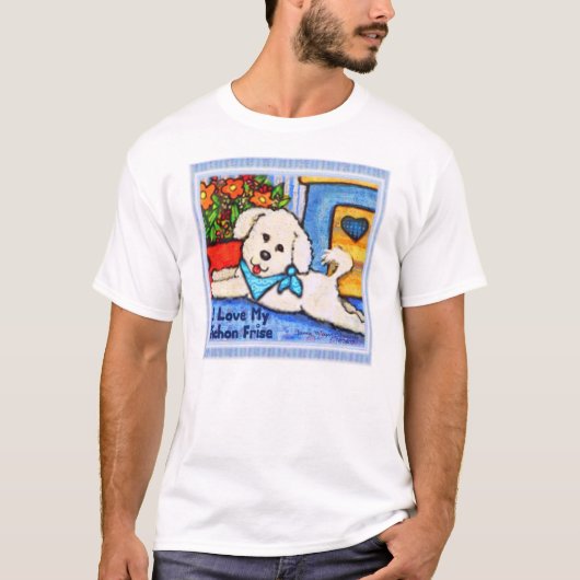 Bichon HundeLiebeNightie T-Shirt (Vorderseite)