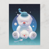 Bichon Ice Shaver Dreamland Ankündigungspostkarte (Vorderseite)