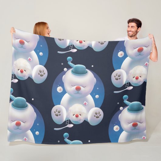 Bichon Ice Shaver Dreamland Fleecedecke (Beispiel)