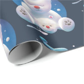 Bichon Ice Shaver Dreamland Geschenkpapier (Rolleneckpunkt)