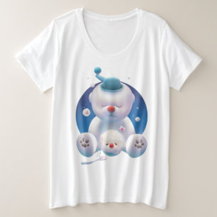 Bichon Ice Shaver Dreamland Große Größe T-Shirt