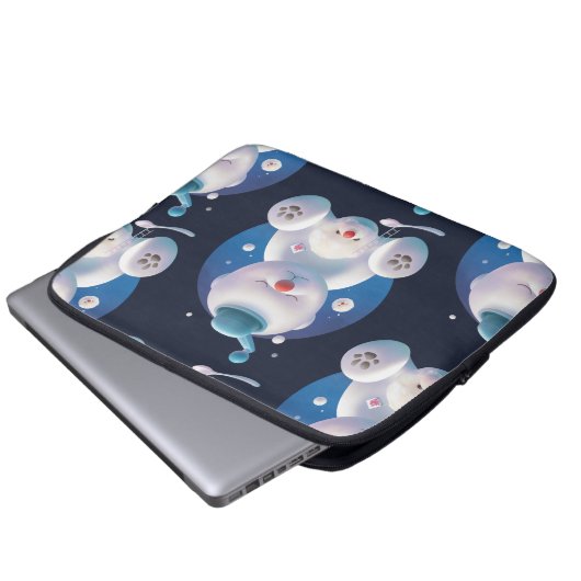 Bichon Ice Shaver Dreamland Laptopschutzhülle (Vorne Knopf)