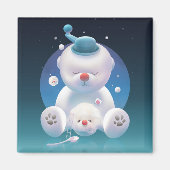 Bichon Ice Shaver Dreamland Magnet (Vorne)