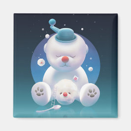 Bichon Ice Shaver Dreamland Magnet