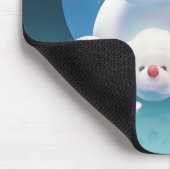 Bichon Ice Shaver Dreamland Mousepad (Ecke)