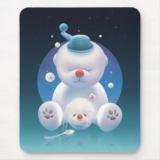 Bichon Ice Shaver Dreamland Mousepad (Vorne)