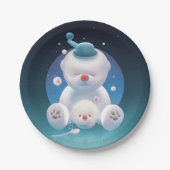 Bichon Ice Shaver Dreamland Pappteller (Vorderseite)