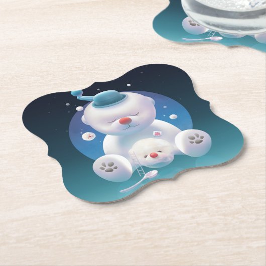 Bichon Ice Shaver Dreamland Untersetzer (angewinkelt)