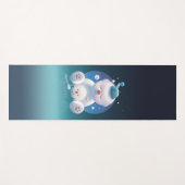 Bichon Ice Shaver Dreamland Yogamatte (Vorderseite (Horizontal))