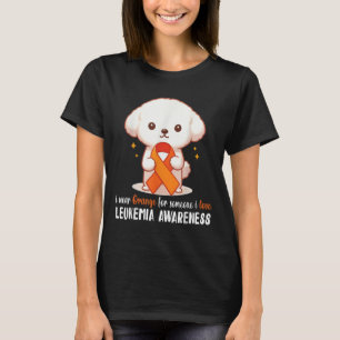 Bichon Ich Trage Orange Für Jemanden, Den Ich Lieb T-Shirt