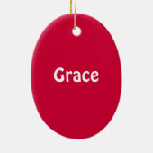 Bichon in Perlen Ornament (Hinten)