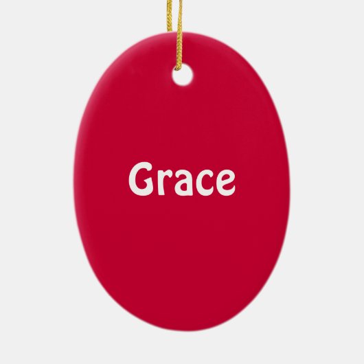 Bichon in Perlen Ornament (Hinten)