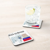 Bichon kehrt zur Schule zurück Getränkeuntersetzer (Rechte Seite)