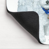 Bichon kehrt zur Schule zurück Mousepad (Ecke)