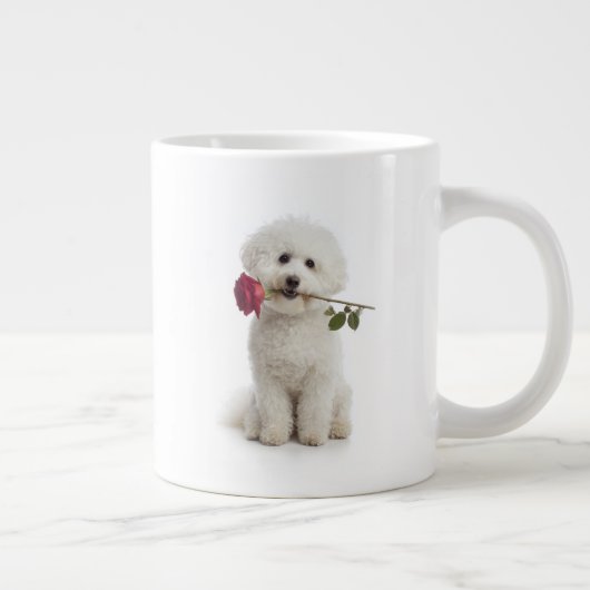 Bichon-Liebe Jumbo-Tasse (Rechts)