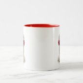 Bichon-Liebe Zweifarbige Tasse (Mittel)