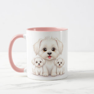 Bichon Maltese Family Tasse - Adorable Gift for Do