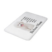 Bichon Mama Bath Mat Badematte (Schrägansicht)