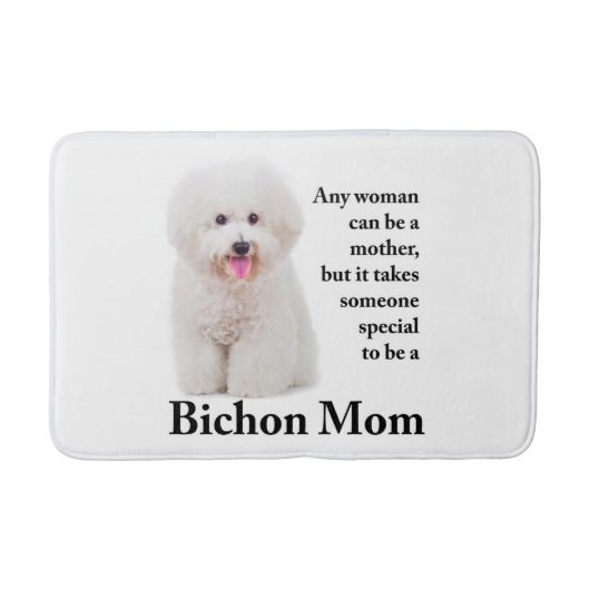 Bichon Mama Bath Mat Badematte (Vorderseite)