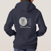 Bichon Mama Hoodie (Rückseite)