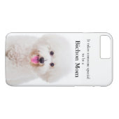 Bichon Mama Smartphone Fall Case-Mate iPhone Hülle (Rückseite (Horizontal))