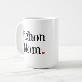 Bichon Mama-Tasse Kaffeetasse (Vorderseite Links)