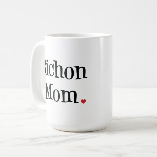 Bichon Mama-Tasse Kaffeetasse (Vorderseite Links)