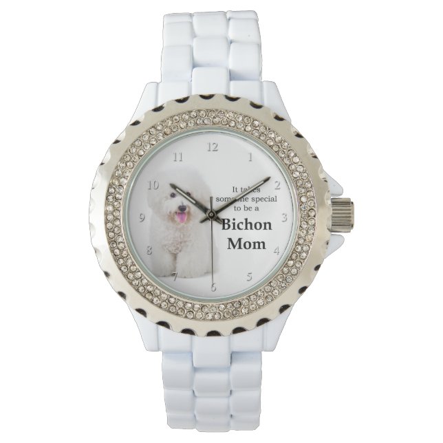 Bichon Mama Watch Armbanduhr (Vorderseite)
