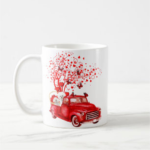 Bichon mit dem roten LKW-Schmetterling Kaffeetasse