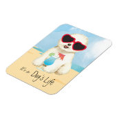 Bichon-Sommerbrand Magnet (Linke Seite)