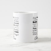 Bichon Tracks Jumbo-Tasse (Vorderseite)